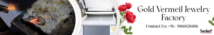 Gold Vermeil Jewelry Factory in India